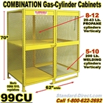 GAS CYLINDER SAFETY CABINETS 99CU