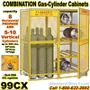 GAS CYLINDER SAFETY CABINETS 99CX