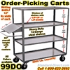 ORDER PICKING CARTS WITH WRITING SHELF 99DO