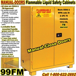 FLAMMABLE LIQUID SAFETY CABINETS 99FM