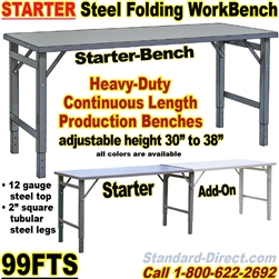 FOLDING STEEL WORK BENCHES / 99FTS