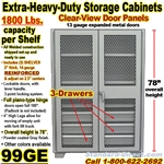 STEEL STORAGE CABINETS / 99GE