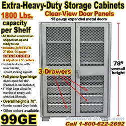 STEEL STORAGE CABINETS / 99GE