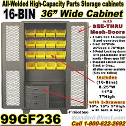 BIN STORAGE CABINETS 99GF236