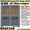 BIN STORAGE CABINETS 99GF248