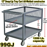 DEEP TRAY SERVICE CARTS 99GJ