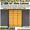 BIN STORAGE CABINETS 99HK260