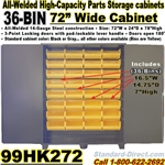 BIN STORAGE CABINETS 99HK272