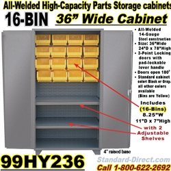 BIN STORAGE CABINETS 99HY236