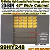 BIN STORAGE CABINETS 99HY248