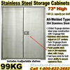 STAINLESS STEEL STORAGE CABINETS / 99KG