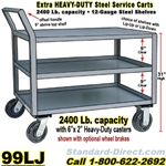 STEEL SERVICE CARTS 99LJ