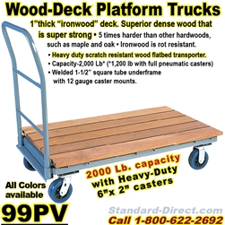 WOOD PLATFORM TRUCKS 99PV