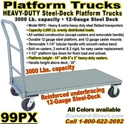 STEEL PLATFORM TRUCKS 99PX