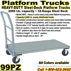 STEEL PLATFORM TRUCKS 99PZ