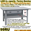 EXTRA HEAVY DUTY WORK BENCHES / 99RU