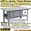 EXTRA HEAVY DUTY WORK BENCHES / 99RW