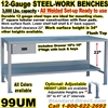 HEAVY DUTY WORK BENCHES / 99UM