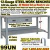 HEAVY DUTY WORK BENCHES / 99UN