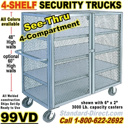 SEE THRU STEEL SECURITY TRUCKS 99VD