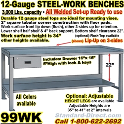 HEAVY DUTY WORK BENCHES / 99WK