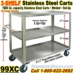 STAINLESS STEEL CARTS / 99XC