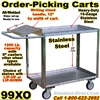 ORDER PICKING CARTS WITH WRITING SHELF 99XO