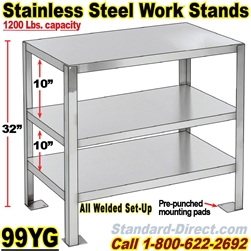 STAINLESS STEEL WORK BENCH / 99YG