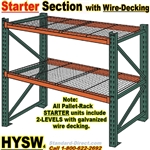 Pallet Racks with Wire-Decking / HYSW