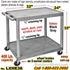 2-Shelf Plastic Cart / LXHE38