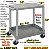 2-Shelf Plastic Cart / LXSTC21