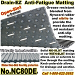 NyraCord Drain-Ez Anti-Fatigue Matting / NC80DE