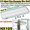 Zinc E-Z Adjust Wire Shelves / NX1GS