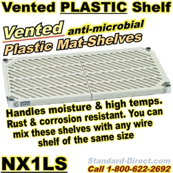 Plastic Vented Shelves / NX1LS