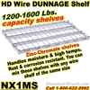 Zinc Chromate Dunnage Wire Shelves / NX1MS