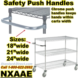 Push handle for Wire Shelving carts / NXAAE