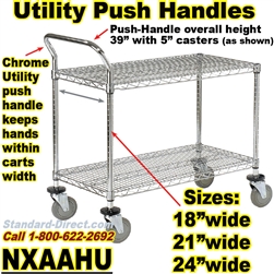 Utility handle for Wire Shelf carts / NXAAHU