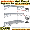 Wall mount shelf brackets for Wire Shelf / NXAPS