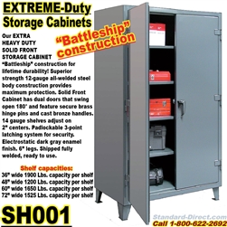 Extreme Duty Steel Storage Cabinets / SH001