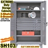 Extreme Duty 5-Drawer Steel Storage Cabinets / SH103