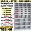37 BIN STEEL SHELVING / TBBINH