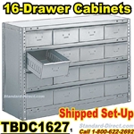 16 Drawer Industrial Parts Cabinets / TBDC1627