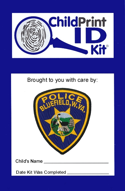 100 Custom ChildPrint ID Kits, Bluefield Police Department