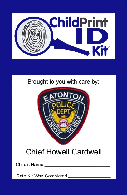 100 Custom ChildPrint ID Kits, Eatonton Police Department