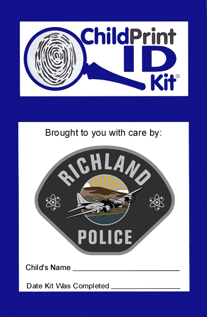 1000 Custom ChildPrint ID Kits, Richland Police Department