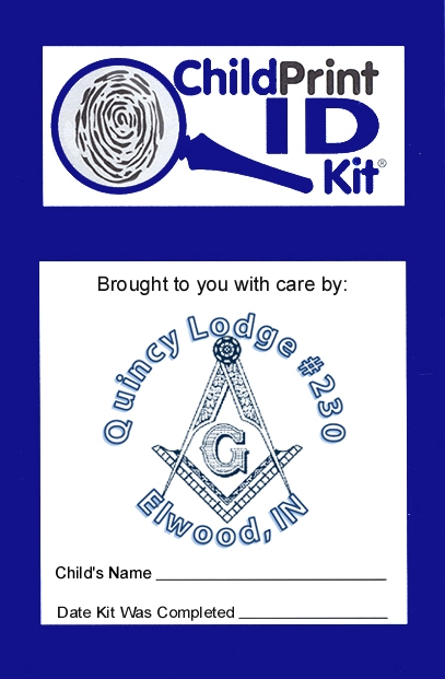 125 Custom ChildPrint ID Kits, Quincy Lodge, Free Shipping