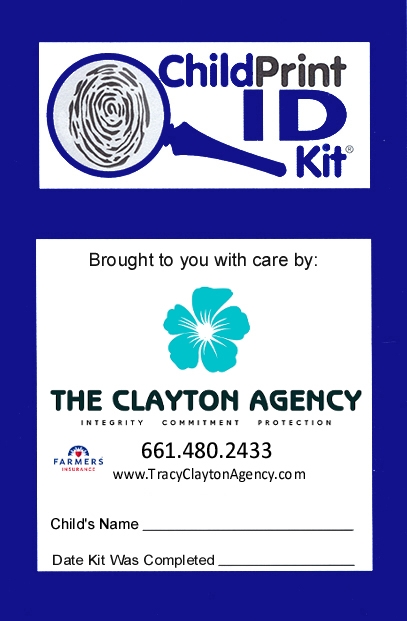 150 Custom ChildPrint ID Kits, The Clayton Agency