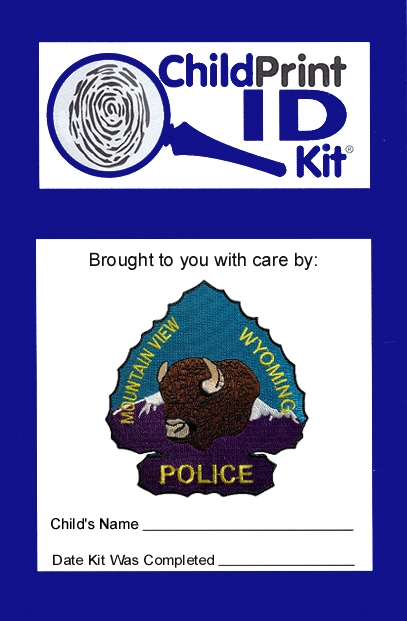 200 Custom ChildPrint ID Kits, Mountain View Police Department