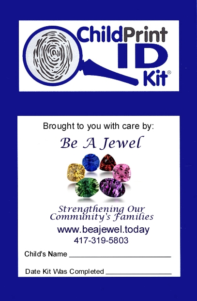 300 Custom ChildPrint ID Kits, Be A Jewel