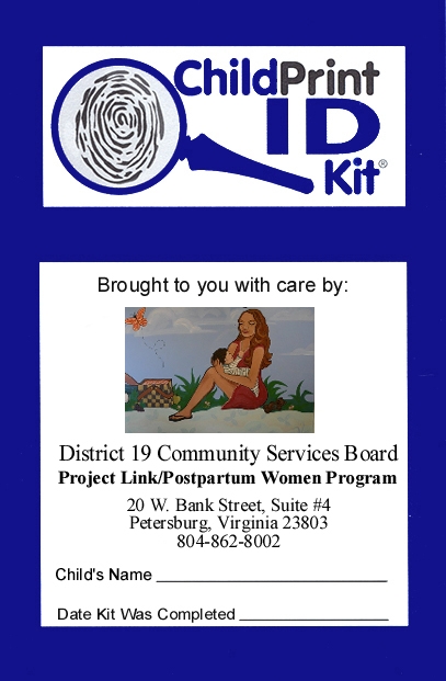 100 Custom ChildPrint ID Kits, District 19 Community Services Board